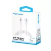 Vention USB 3.2 5A 10Gbps 1m balts USB-C uz C kabelis