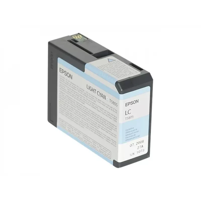 Epson T580500 oriģinālā gaiši ciāna pigmenta tinte, 80 ml
