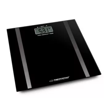 Personīgie vannasistabas svari Esperanza EBS018K - elektroniskie, 180 kg, melni
