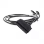 Akasa Flexstor eSATA kabelis 6,40 cm (2,5 inch) SATA cietajiem diskiem un SSD (AK-CBSA03-80BK)