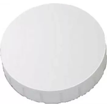 MAUL HEBEL Solidmagnet, pieķeršanas spēks: 0,8 kg, balts apaļš magnēts: diametrs 32 x (H)8,5 mm, no triecienizturīga materiāla (61632-02)