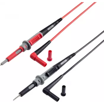 VOLTCRAFT MS-4PS Drošības mērzonde 4 mm drošības spraudnis 1,00 m Melna, Sarkana 1 gab.