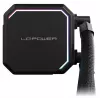 Viena bloka šķidruma dzesētājs LC-Power LC-CC-240-B 12 cm Melns