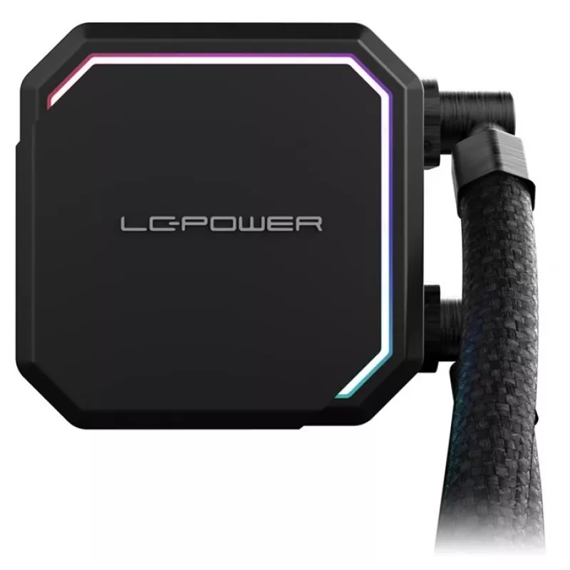 Viena bloka šķidruma dzesētājs LC-Power LC-CC-240-B 12 cm Melns