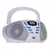 Pārnēsājamā stereo sistēma Blaupunkt BB7-WH, 2.4 W, FM, pelēka, MP3 atskaņošana