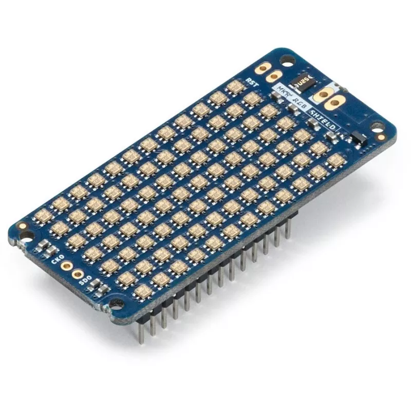 Arduino MKR RGB Shield - RGB vairogs - zils - 27 mm x 61,5 mm (ASX00010)