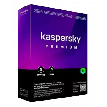 Kaspersky Premium + Klientu atbalsts | 5 Ierīces | 1 Gads | ES