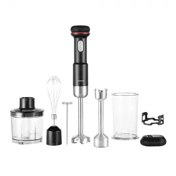 GASTROBACK Bezvadu 5-in-1 rokas blenderis — 180 W, 0.5 L bļoda, akumulatora darbība, nerūsējošā tērauda asmeņi