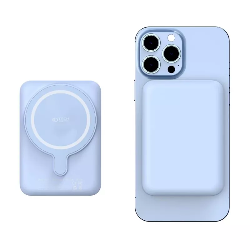 Portatīvais akumulators TECH-PROTECT PB10 LIFEMAG 5000mAh Zils