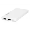 Blow PB10A jaudas banka 10000 mAh, 2x USB (1A + 2,1A), micro USB ieeja, Li-Po, balta