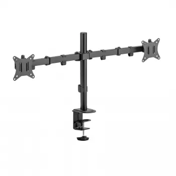 Sienas stiprinājums monitoriem SBOX LCD-352/2-2, divas rokas, 13–32 collas, 2×8 kg, VESA 100×100