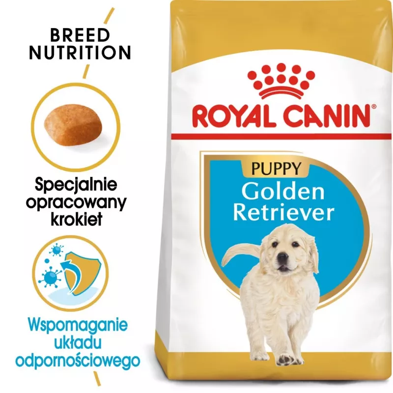 Royal Canin Golden Retriever Puppy sausā barība suņiem, 12 kg