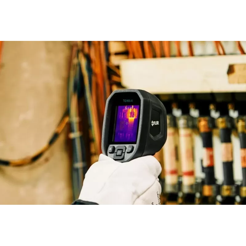 FLIR TG165-X MSX termokamera -25 līdz +300 °C 80 x 60 pikseļi 8.7 Hz MSX®, iebūvēta LED gaisma, digitālā kamera