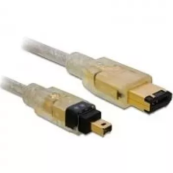 FireWire A/A kabelis DeLOCK 1.0m pelēks