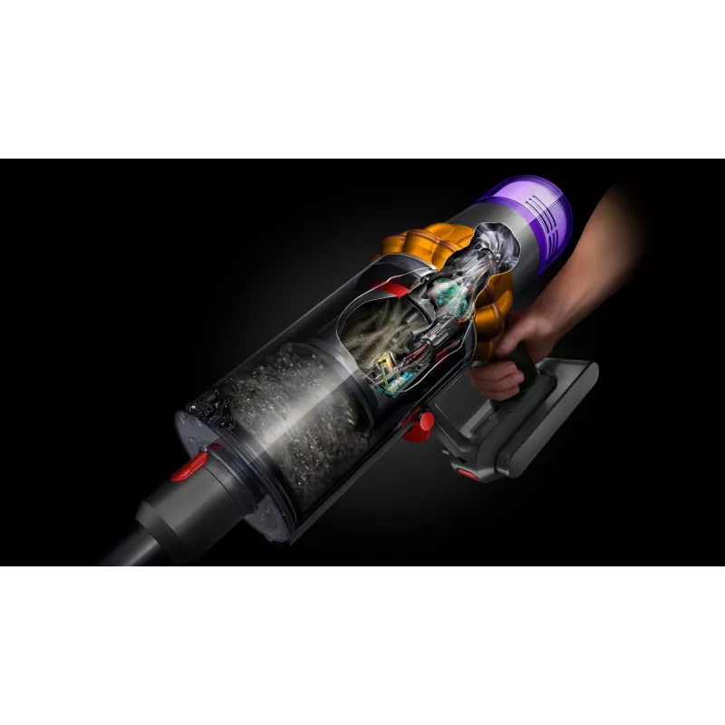 Dyson V15 Detect Absolute bezvadu rokas putekļsūcējs Niķelis, Dzeltens 446986-01