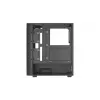 PC korpuss AEROCOOL PGS DESIGNER-G-BK-v1 ATX midi tornis, rūdīts stikls, 4 RGB ventilatori, atbalsta ATX, GPU 34.5 cm, CPU dzesētājs 158 mm