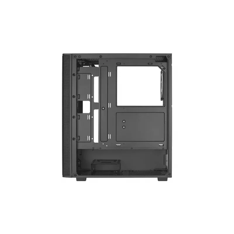 PC korpuss AEROCOOL PGS DESIGNER-G-BK-v1 ATX midi tornis, rūdīts stikls, 4 RGB ventilatori, atbalsta ATX, GPU 34.5 cm, CPU dzesētājs 158 mm