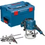 Bosch GOF 1250 CE melns, zils 24000 RPM 1250 W rokas frēze