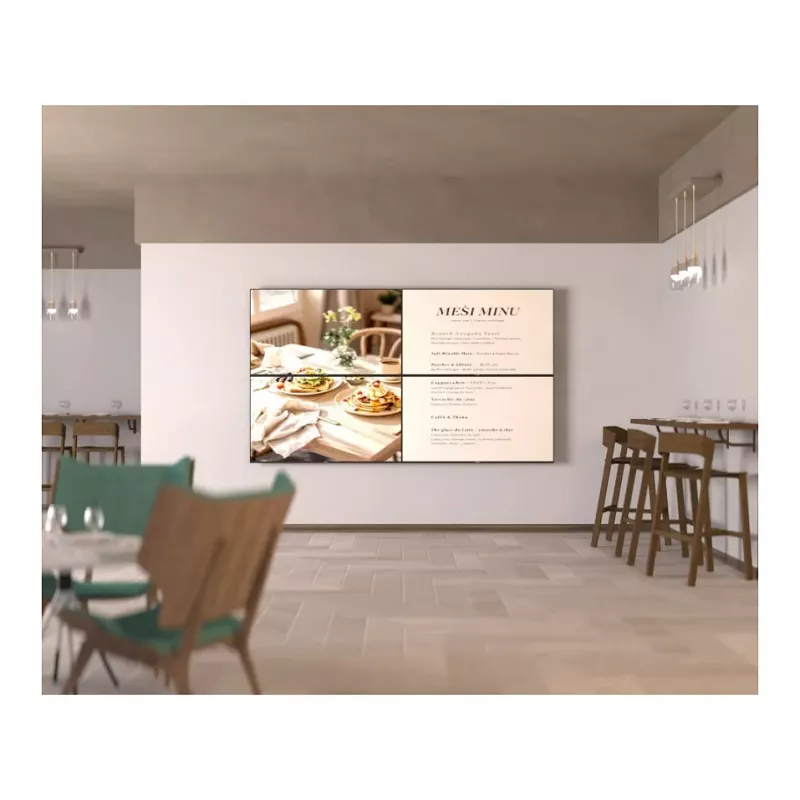 139,0 cm/55 inch (3840x2160) JAPANNEXT JN-IPS550UHD60F 16:9 IPS 60Hz HDMI USB WLAN Speaker Melns