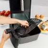 Karstā gaisa fritieris Taurus Air Fry Duo Slim 13 L dubultā, 2800 W, skārienvadība, melns