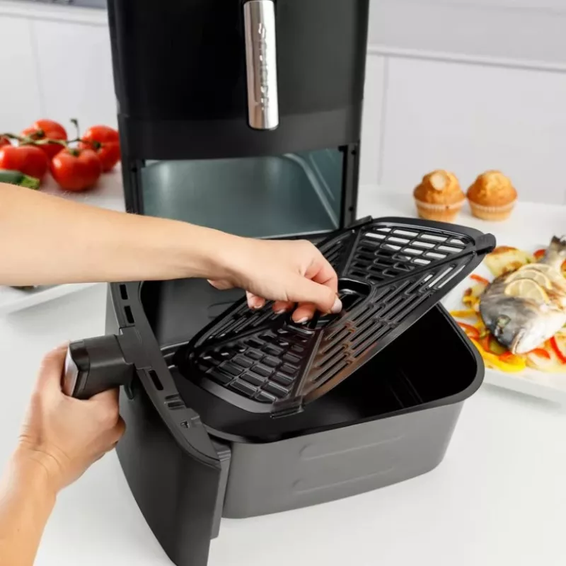 Karstā gaisa fritieris Taurus Air Fry Duo Slim 13 L dubultā, 2800 W, skārienvadība, melns