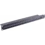 Patch panel 1U ShiverPeaks BS75066-1 Metāls Melns
