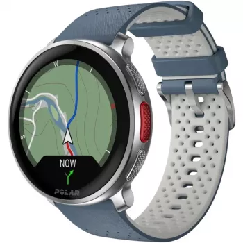 Polar Vantage V3 - Alumīnijs - Sporta pulkstenis ar siksniņu - Silikons - Displejs 3.5 cm (1.39 inch) - 32GB - Bluetooth - 57 g - debeszils (900108892)