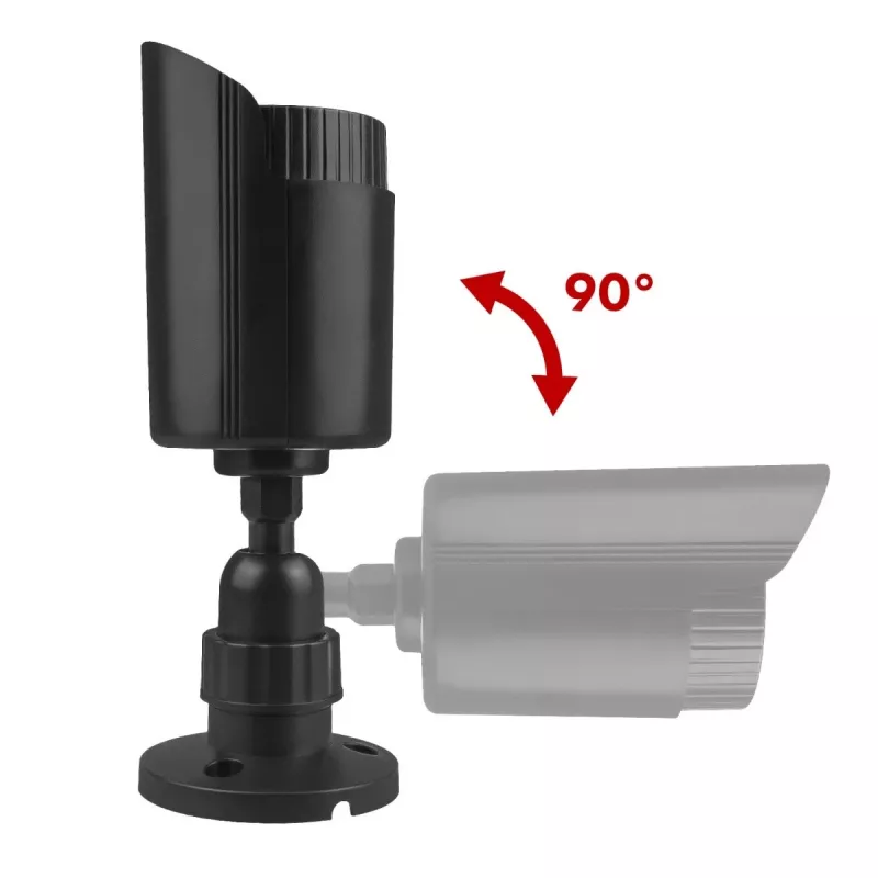 Dummy caurules kamera CEE IR1800 B, viltus novērošanas kamera ar IR LED, melna