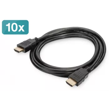 HDMI kabelis Digitus AK-990920-020-S 2m, 10 gabalu iepakojums