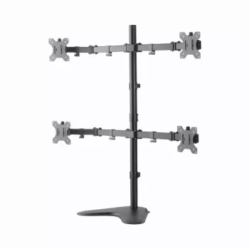Sbox LCD-F048 četru monitoru galda stiprinājums (13-32/4x8kg/100x100)