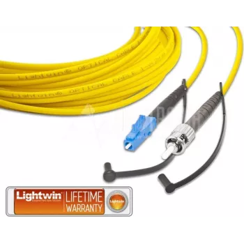 Lightwin LSP-09 LC-ST 3.0 Simplex LWL Patch Kabelis, SM, LC-ST