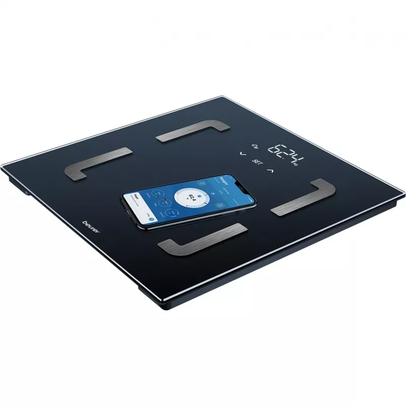 Beurer BF 880 WIFI analīzes svari, maks. svars 180 kg, melni (76008)
