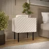 Naktsgaldiņš Cama LUCCA, komplekts 2 gab., 47x40x52 cm, smilškrāsas, MDF/skaidu plātne