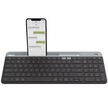 Bezvadu tastatūra Logitech Slim Multi-Device K580