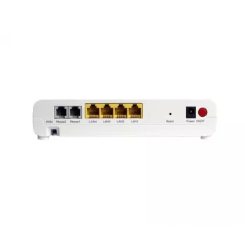 ZTE F620 V5 ONT GPON terminālis ar 4x RJ45 100Mbps un 2x RJ11