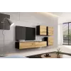 Cama TV Stand VIGO '180' 30/180/40 Melns/wotan oak