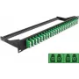 Patch Panel DeLOCK 43399 1U, LC savienotāji, 19 inch