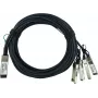 Pasīvais DAC vara kabelis CBO QSFP-4SFP10G-CU1M 1 m QSFP uz 4×SFP+