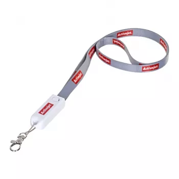 Activejet lanyard ar uzlādes kabeli 3-in-1 telefona lādētājs