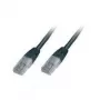 Wentronic Goobay CAT 5e Patch Kabelis, U/UTP, Melns, 1 m - CCA Vara Maisījums (68644)