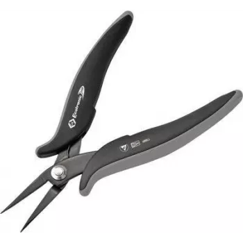 C.K Tools T3889 Ecotronic ESD smailknaibles, gari zobaini žokļi, noapaļotas ārējās malas