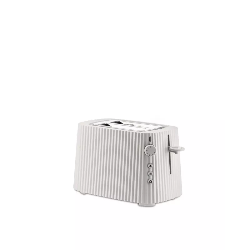 Grauzdētājs Alessi MDL08B Melns — Plissé dizains, 6 grauzdēšanas līmeņi, bagelis/atkausēšana/uzsildīšana, 340×185×250 mm