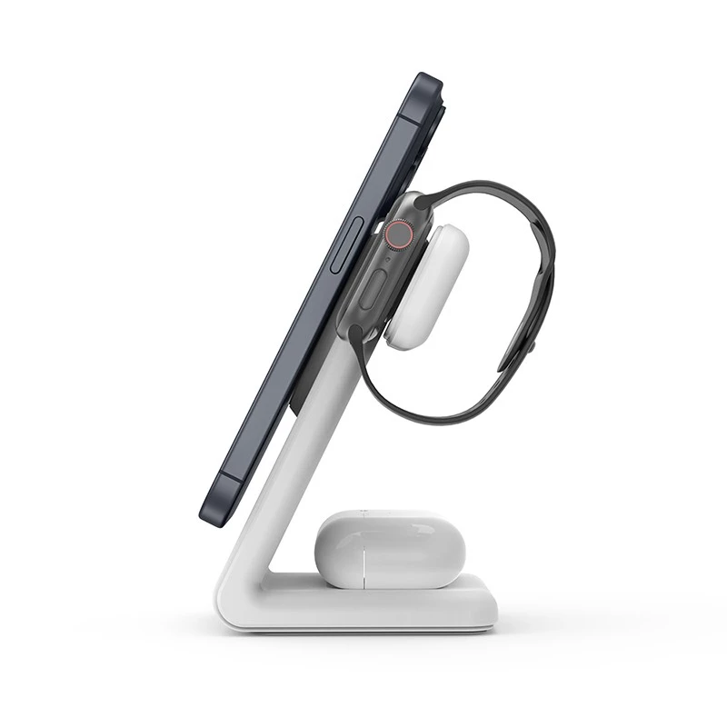 Bezvadu lādētājs 3v1 MagSafe iPhone, Apple Watch un AirPods Crong