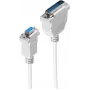 Seriālais kabelis ShiverPeaks BS78065-2 Pelēks 2m DB-9 DB-25