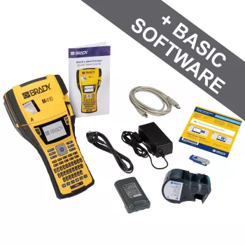Brady Corporation M410-EU mobilais etiķešu printeris, termopārnese, QWERTY, 300 dpi