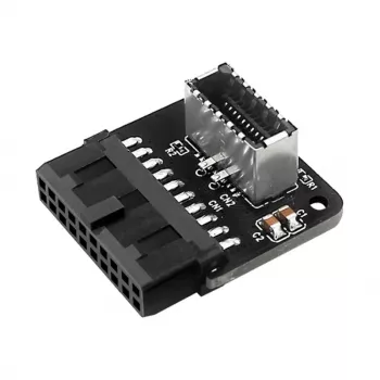 USB 3.0 adapteris GrauGear GG 18024 90° paneļa ligzda (taisnā leņķī) A tips