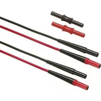 Fluke SureGrip – Mērīšanas vadi – Melns/Sarkans – CAT III, CAT IV – Silikons – 1,5 m – 1000 V (2003602)