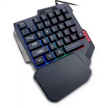 Tastatūra Inter-Tech KB-3035 Gaming USB QWERTY Melna