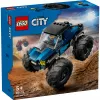 Konstruktors LEGO City 60402 Zils Monster Truck ar lielām riepām, 148 gab., 1 minifigūra, vecumam 5+