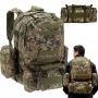 Extralink militārā mugursoma taktiskā 4-in-1 skolas ceļojumu izdzīvošanas soma 50L MIL-668
